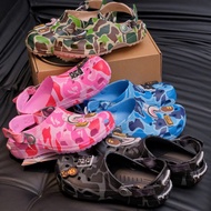 Clog Classic x Bape Camo ABC Shoes