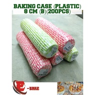 (200-+PCS) SARUNG PEMBAKAR (PLASTIK) 8CM (B)