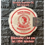 Kertas Nasi Bunga Romaco Merah 24
