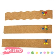 UMISTYDREAMUM9U Self Adhesive Cork Board, Frameless Self Adhesive Pushpin Cork Board, Durable Remova