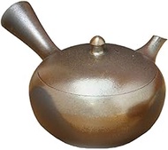 J-kitchens Tokoname Ware Teapot, Made in Japan, Easy to Use, Natural, 8.4 fl oz (240 cc)