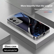 Business style Tempered Glass Case For Samsung S20 S21 S22 S23 S24 S25 Plus Ultra FE A25 A335G A35 A