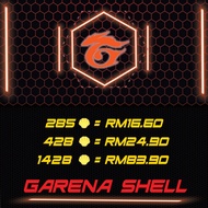 Garena Prepaid Card | Garena Shell Top Up | TOPUP Garena Shell
