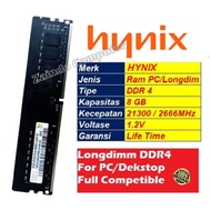 HYNIX LONGDIMM DDR4 8GB PC 21300/2666 MHz 1.2V - MEMORY PC DDR4 8GB HYNIX - HYNIX RAM PC DDR4 8GB PC