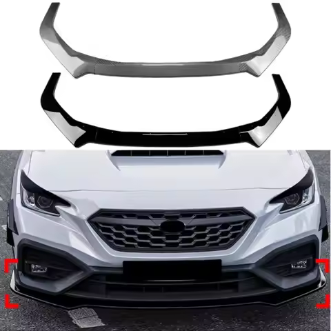 For Subaru WRX STI VB 2022+ Exterior Accessories Car Front Bumper Lip Splitter Diffuser Spoiler Bump