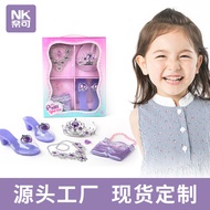 heels budak perempuan kasut tinggi budak perempuan Amazon Girl Jewelry Toy Play House Fashion Crown 