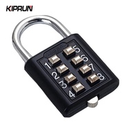 KIPRUN 8 Digits Password Code Combination Padlock Zinc Alloy Suitcase For Luggage Travel Code Smart 