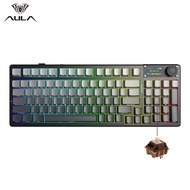 AULA | F98pro V3 Wireless Mechanical Keyboard Knob OLED Display Hot Swap RGB Tri-mode BT5.0/2.4G/USB