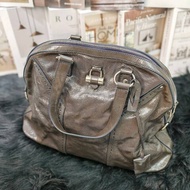 YSL Muse 黑色 漆皮 中號