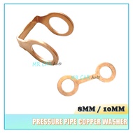 8MM 10MM COPPER WASHER INJECTOR WASHER / PRESSURE PIPE WASHER
