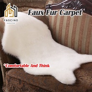 【SG】Fluffy Faux Fur Rug carpets for Sofa Bedroom Living Room Bay Window Area Rug