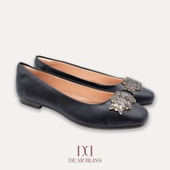 DEAR BLISS Reina Black Ballet Flats