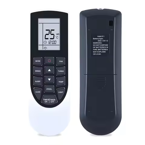 Brand new remote control YAN1F1 For Gree air conditioner YAN1F1F YAN1F6 AY-X36RU GWH09QB-D3DNA6E VIR