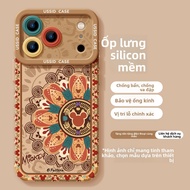 YOUSIDUN | Ốp Lưng Chống Sốc iPhone 17 Silicone Thiết Kế Dunhuang và Mickey