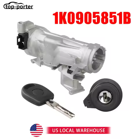 1K0905851B Lgnition Switch Combination Cylinder&Key For Audi A3 8P Touran Tiguan Caddy 2K VW Golf 20