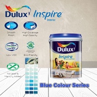 ICI Dulux Inspire Interior Smooth Sheen for Interior Wall Paint (Blue Colour Series) 1 Litre / 5 Lit