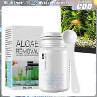 50g Algaecide Cleaning algae remover pond Safe And Effective Tank Moss Remover Aquarium Fish Tank Cl