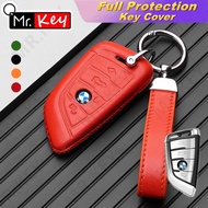 【Mr.Key】Soft Sheepskin Car Key Cover For Bmw F20 F30 F31 F21 F11 X3 F25 X4 I3 M3 M4 1 3 4 5 Series