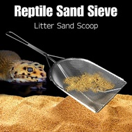 Reptile Sand Scoop Sieve Sand Litter scoop Reptile Hamster terrarium cage litter corner cleaner mesh