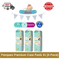 [Bundle of 3] Pampers Diaper Premium Care Pants XL - Made in Japan