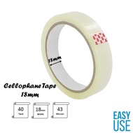 Cellophane Tape 18mm x 40 Yard