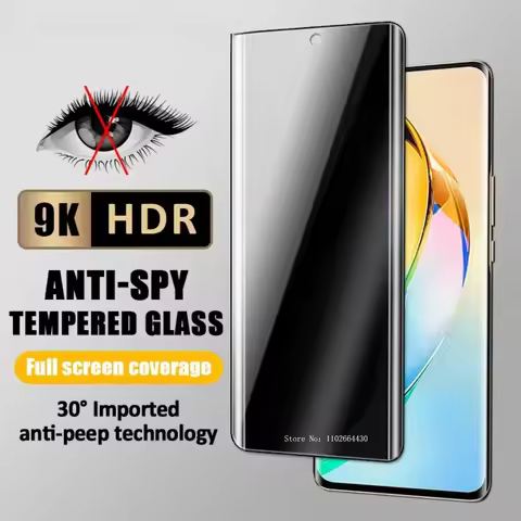 3D Curved Privacy Screen Protector for Honor X50 X40 X9A Magic 3 4 5 Lite Anti-Spy Glass Honor 90 80