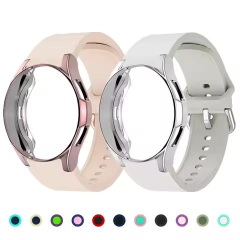 Case+band For Samsung Galaxy Watch 4 classic 46mm 42mm 44mm 40mm smartwatch watchband Ridge Sport Br