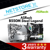 ASROCK B550M STEEL LEGEND AMD AM4 RYZEN mATX MOTHERBOARD - ASRK-B550M-STEEL-LEGEND