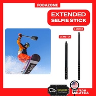 🔥READY STOCK🔥 Proocam Long Invisible Selfie Stick Monopod 1.5 meter / 3 meter Adjustable for Insta36