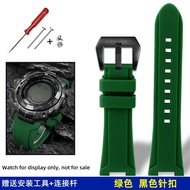 For CASIO PROTREK PRG-240 PRG-130YT PRW-1500 replace strap prg240 prg130 watch band soft silicone st