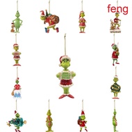Acrylic Sturdy The Grinch Pendant Ornament For Bag Decor Car