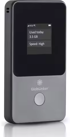 Portable WiFi Hotspot for Travel: 4G LTE in USA & 130+ Countries, No SIM, Prepaid Data, Connects 8 D