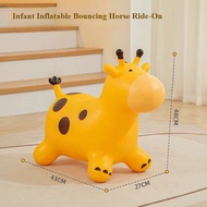 Animal Inflatable Bouncy Horse Hopper Soft Vaulting Horse Bouncer PVC Jumping Leech Ride on Baby Pla