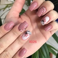 Fake nails - gel polish design nails set of 24 nails