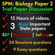 SPM Biology: Paper 2 Answering Technique (2 Physical books and 33 Online videos)