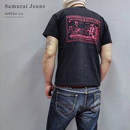 SAMURAI JEANS SAMURAI LOGO Summer Short-Sleeved T-Shirt Men Pure Cotton