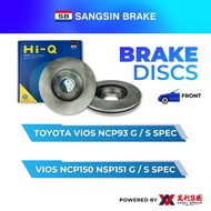 SANGSIN Front Disc Rotor for Toyota Vios NCP93 NCP150 NSP151 G/S Spec – SD-4617