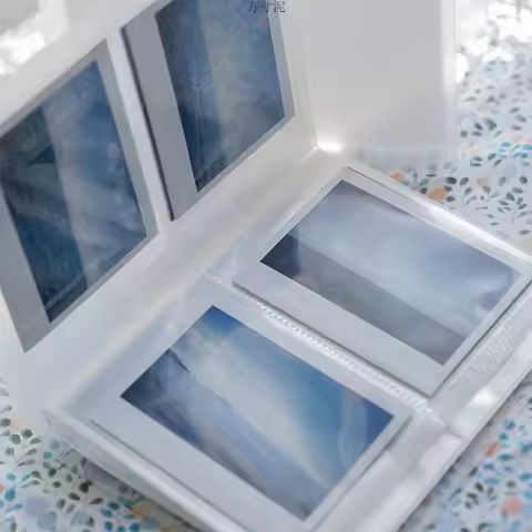 Transparen 80/160Pockets Photo Film Album Storage Book 5 Inch Instax Film Photos Album For Fujifilm 