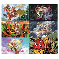 600X350X2Mm Diy Ptcg Blaziken Card Battle Mat Ptcg Blaziken Single Player Board Game Card Duel Plate