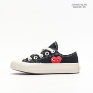 Converse CDG Play x Childrens Canvas Shoes Beige Black