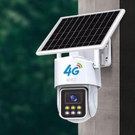 【啊花小店】監控器 警視衛太陽能4G攝像頭360度無死角防水手機遠程超清夜視監控器