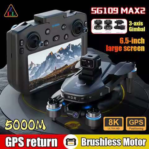 Beast SG109 MAX2 With Screen Control 3-axis Gimbal Aerial Photography 8K Professional Obstacle Avoid