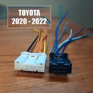 Dây jack loa nguồn đầu CD ô tô Toyota 2020 - 2022