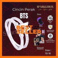 CINCIN PERAK BTS ASLI PERAK 925 LAPIS EMAS PUTIH / CINCIN PERAK WANITA [PROMO] BARANG BERKUALITAS 10
