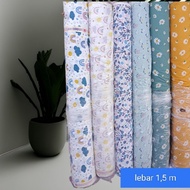 kain katun rayon meteran, bahan kain katun rayon, kain katun, daster,