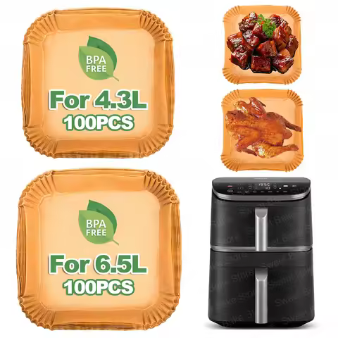 Baking Paper Compatible with Hot Air Fryer Cosori Turbo Tower Pro Smart 10.8 L, Disposable Insert Co