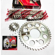 Osaki Revo Chrome HONDA RS 150, CB 150R, CBR 150, GTR 150 (Chain and Sprocket Set