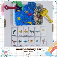 OCEAN SENSORY BIN | For Kids | Children | Ocean | Sea Animals | Summer | Educational | Toys