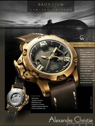 AC watch type 6339 automatic rosegold Bronzium