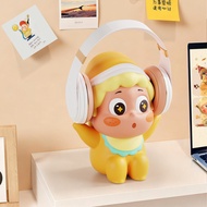 Starman Headphone Stand Creative Headphone Stand Support Gaming Room Computer Desktop Decoration Orn